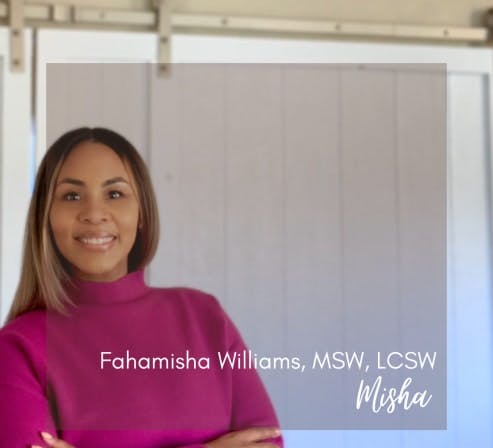 Headshot of Fahamisha Williams LCSW